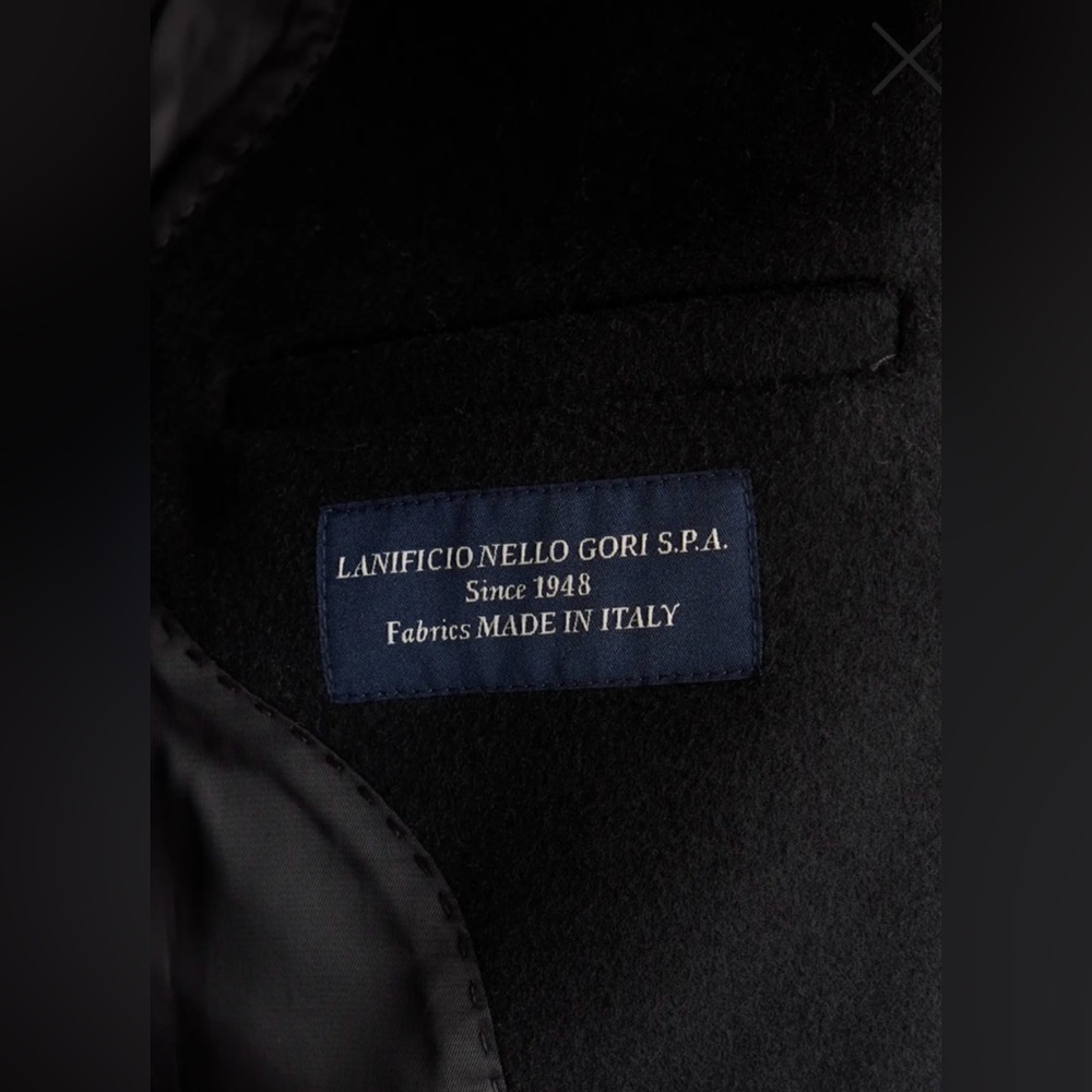 ❌ SOLD ❌ NWT • Quince Italian Wool Double-Breasted Coat - Black / Small - Picture 8 of 16